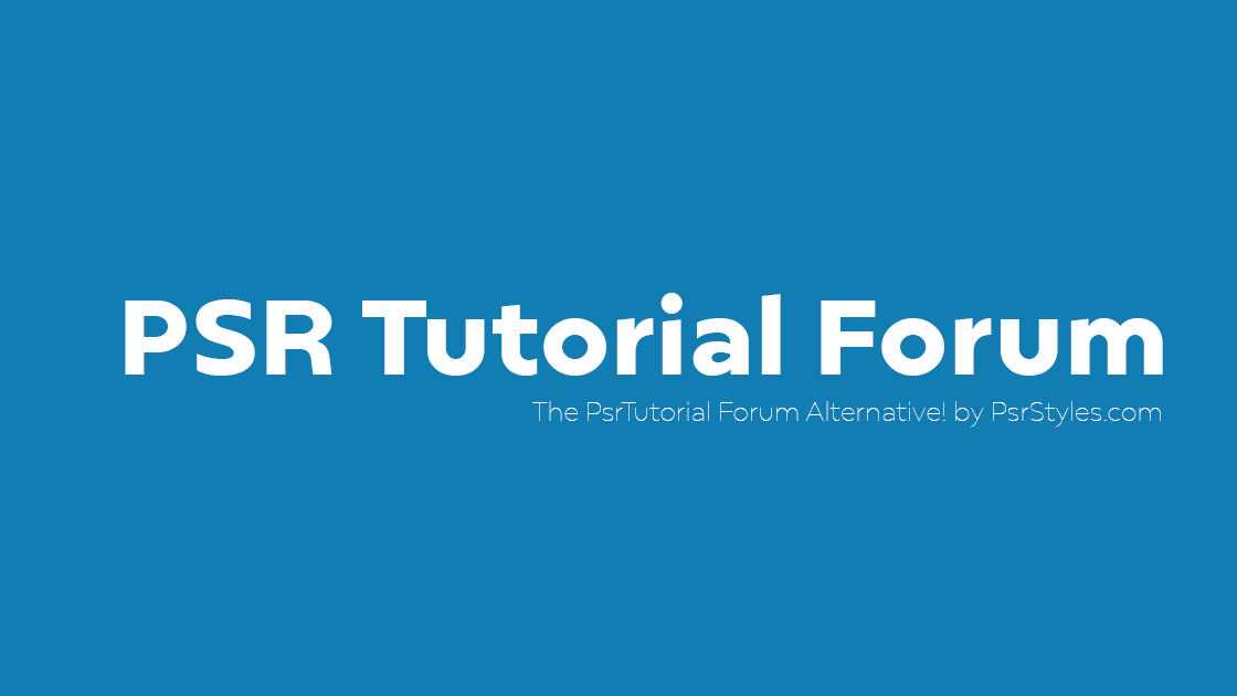 psrtutorial forum