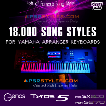 song styles for yamaha keyboards